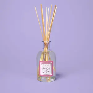 Herba Botanicals Fresh Fig & Ginger Diffuser Aroma Fragrance Room Scented Glass Reed Diffuser with Natural Spices and Rattan Sticks