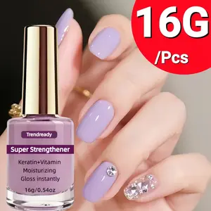 2PCS Super Strengthening Nail Hardener Serum With Keratin Complex 0.54oz Of Intense Hydration & Nourishing Care Restores Brittle Nails, Prevents Peeling & Adds High-Gloss Finish Instantly!