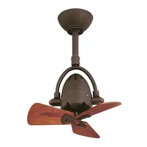Diane 16"Ceiling Fan Textured Bronze