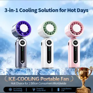 Mini Portable Fan - The Ultimate Personal Fan for Women & Kids.Camping Fan Portable - Battery-Powered for All Your Outdoor Trips