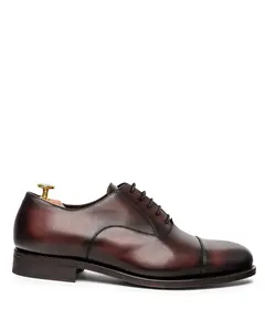 Morris Burgundy Captoe Oxfords