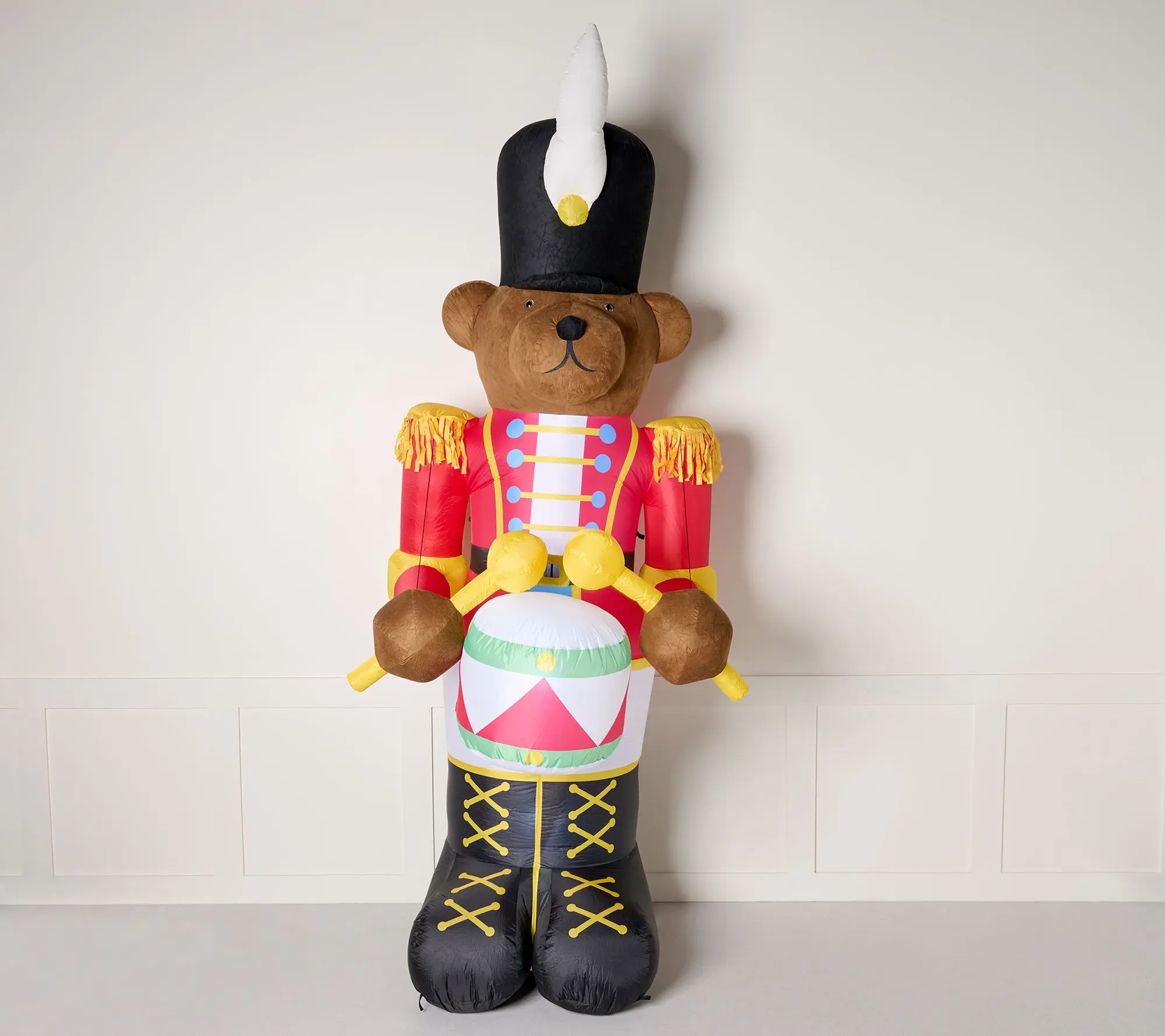 Kringle Express 12' Inflatable Teddy Bear Nutcracker Kringle Express 12' Inflatable Teddy Bear Nutcracker