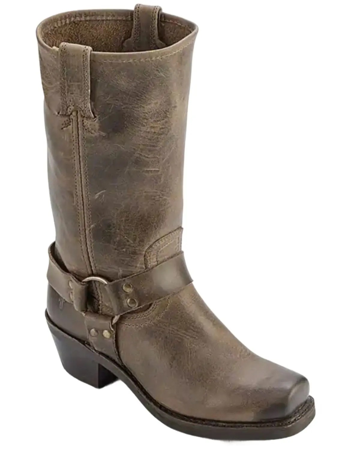 Frye Women's Women'S Harness Oiled Western Boot Broad Square Toe - 3477300-Smk