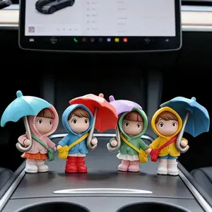 Cute Car Decor Set, High-Quality Vehicle Accessories, Perfect Gift for Christmas & Festivals, Home Office Creative Decoration