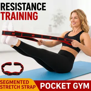 No More Stiff Shoulders! Yoga Resistance Bands - Yoga Number Bands - Latex Resistance Bands for Back Stretching - Essential for Yoga/Pilates/ Workout - Suitable for Beginners to Professionals | Top Choice Fitness Gift Women's Sports