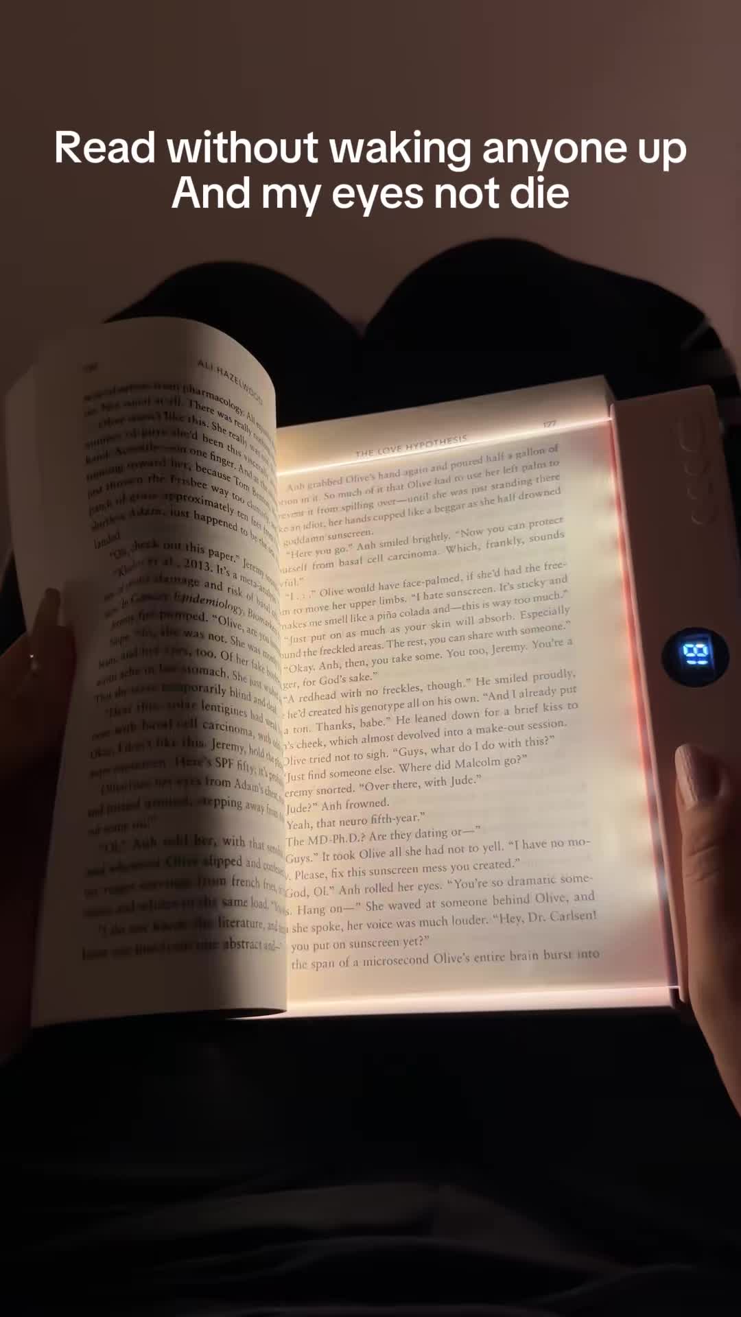 Smart LED Reading Light Book Light Treasure Box Rechargeable Clear LED Flat Reading Light Timer Doodleable Study Lamp The Quiet Reader's Dream Lights Ultra-thin Wireless Design