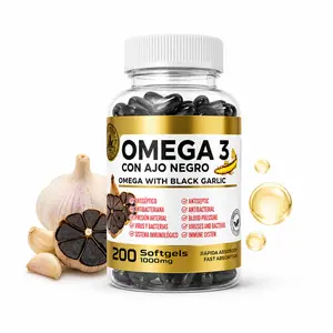 Omega 3 con Ajo Negro 200 Softgels 1000 mg