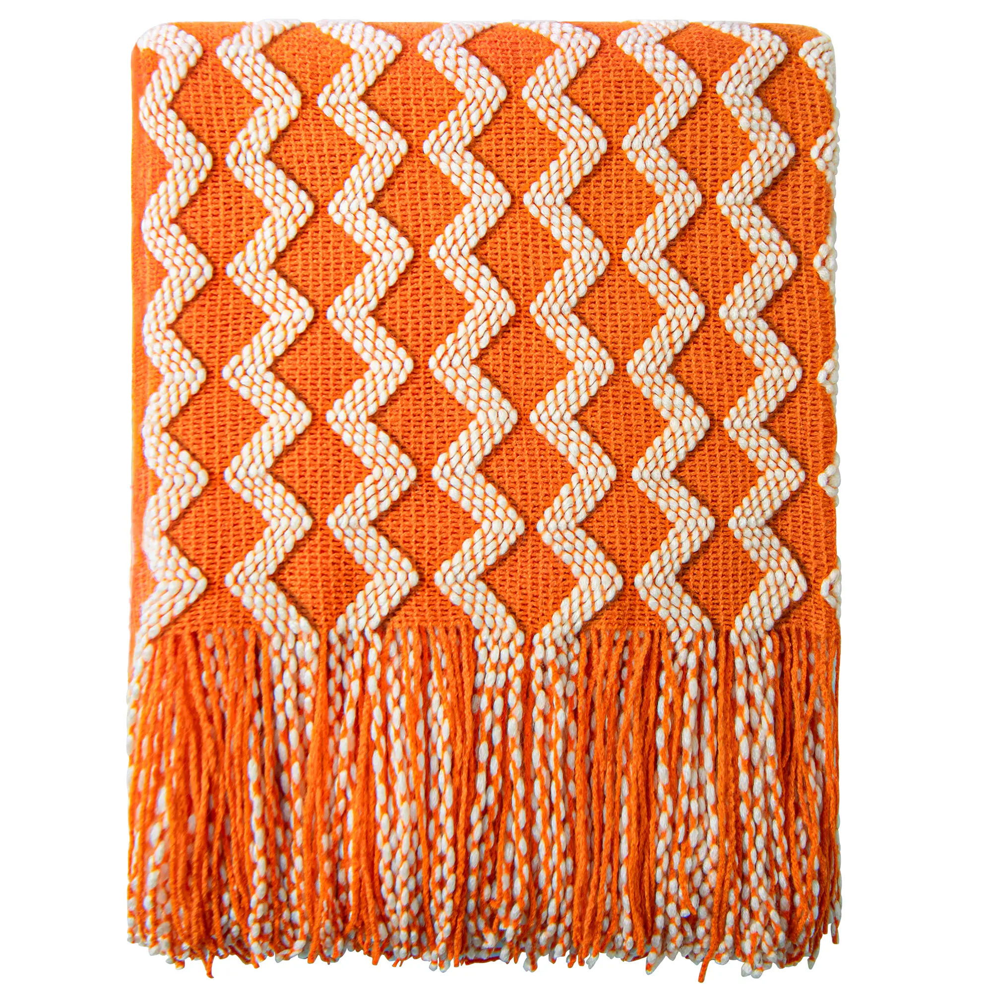 Orange and White Wave