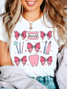 Personalized Dentist Graphic T-Shirt, Dental Assistant Tee, a Gift for Dental