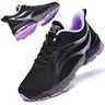Women's Braid-Design Knit Mesh Running Sports Shoes - Lace-Up Casual Sneakers with Air Cushion, Removable Insole, Lightweight Fabric, for Walking, Camping