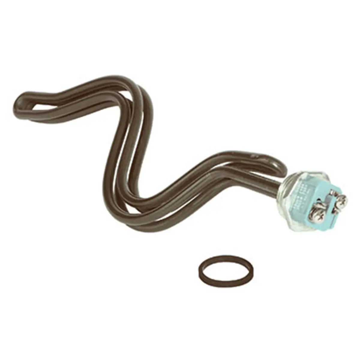 CAMCO Screw-In Ripple Foldback Coil Water Heater Element - 4500W, 240V, 17.25x7.63x1.75in, Gasket Included, High-Grade Nickel-Chromium Incoloy, Dry Firing Safe, Compatible with Sears, Kenmore, Maytag, State, Richmond