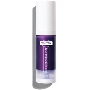Purple Toothpaste for Teeth Whitening, Purple Teeth Whitening, Purple Toothpaste Whitening, Color Corrector Toothpaste, Teeth Whitening Gel, Tooth Stain Removal, Teeth Whi Oral