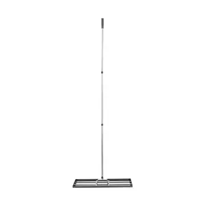 【DealsForYouDays】VEVOR Lawn Leveling Rake,  Lawn Leveler with 83.9 in Handle, 30x10 in Ground Plate, Rust-Resistant Carbon Steel Soil Leveler, 3 Heights Adjustable, Effort Saving Lawn Leveling Tool for Yard Golf Court