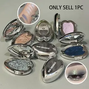 Herorange Dream Nucleus Highlighter Eyeshadow Powder, Shimmer Finish, Long-Lasting, Smudgeproof, Lightweight European Style Makeup