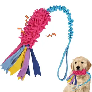 Colorful pet polyester plush toy for dogs, durable and chew-resistant, interactive boredom-relief toy with squeaker Bite Inflatable Balls Set Bungee jumping harness accessories LED Retractable Leash collar Adjustable Stainless Steel Martingale shaped
