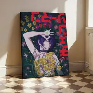 Chainsaw Man Poster, Japanese Anime Wall Art Print, Dark Manga Aesthetic Room Decor, For Office Home Decor Bedroom Living Room Wall Decor