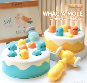 Whack a Mole Soft Hammer Toy - Classic Novelty Early Learning Game with Learning Materials, Gifts for 1-3 Year Old Babies, Mother's Day Gifts