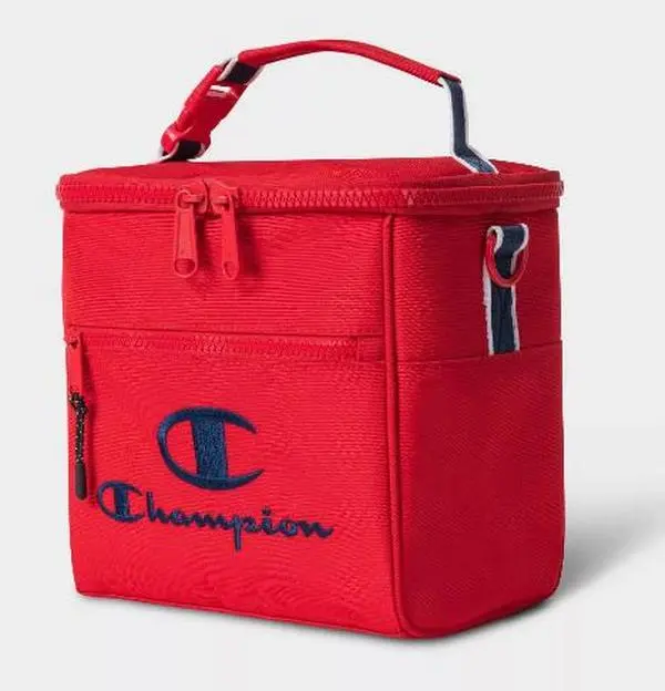 Champion Estate Insulated Lunch Kit - Red, Small Size Meal Prep Organizer with Lunchbox Accessories for Packing Meals for Kids and Husbands, Packing Lunch For My Kid, Lunch For My Husband