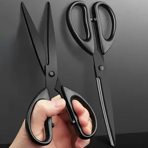 Thick Blade Scissors, Anti-Rust Coating, Non-Stick Layer, Versatile for Home Office Art Paper Cutting Tape