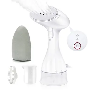 USBELFF Power Steam Handheld Travel Garment Steamer for Clothes with for Worldwide Use, Extreme Steam 1500W, For Home, Office and Travel,WHITE