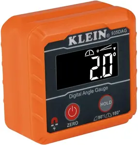 Digital Electronic Level and Angle Gauge, Measures 0 - 90 and 0 - 180 Degree Ranges, Measures and Sets Angles