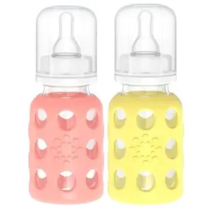 Lifefactory 4oz Glass Baby Bottle Sets