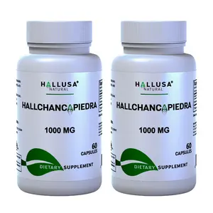 HALLUSA NATURAL Hallchancapiedra x 120 Cap Kidney & Urinary Health Phyllanthus Niruri Extract 1000 mg Herbal Supplement for Men & Women - Healthcare