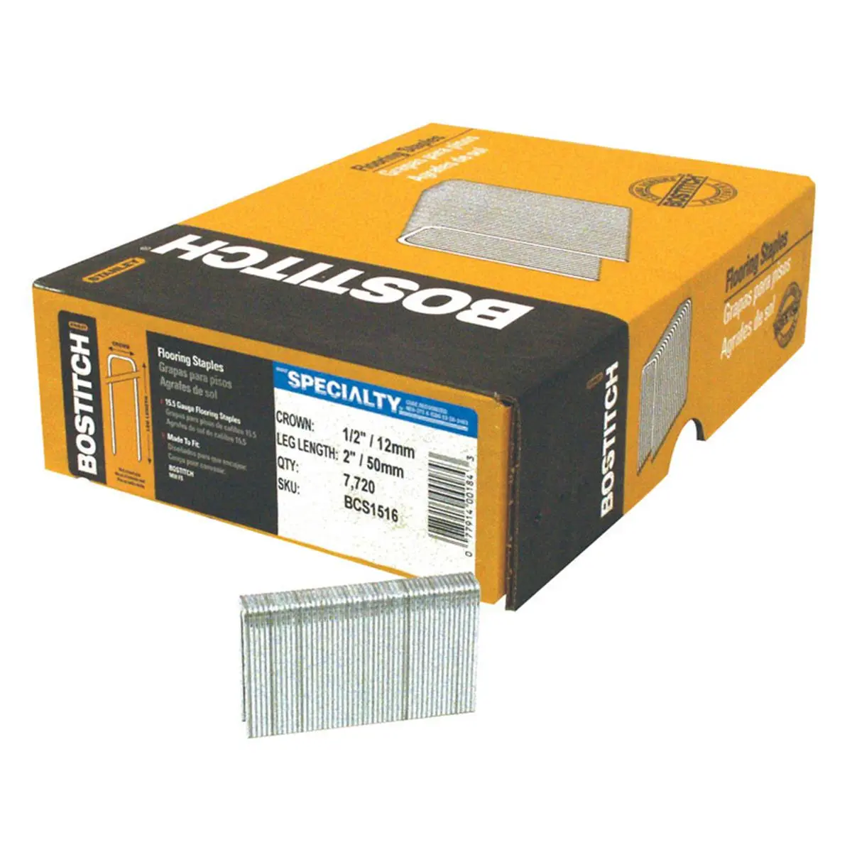Stanley Bostitch BCS1516 2 in. Flooring Staple galvanized steel