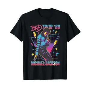 Bad Tour '88 Michael Jackson Tee | Retro 80s Concert Japan Design