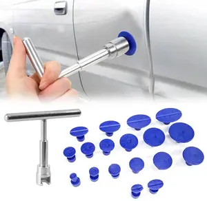 18 Pcs Car Dent Puller, Paintless Dent Repair Tool, Car Accessories Car Body Dent Remover Kit