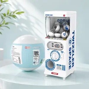 Miniature Gacha Machine (Random Color) Display 1:12 Scale - Rotating Home Decor for Desk & Dollhouse, ABS Plastic Statues & Figurines Set, Fidget Toy for Anxiety Relief Ornaments office desktop decoration cute desktop ornament Decorating