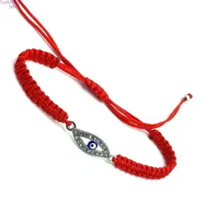 Women’s Turkish Nazar Evil Eye Macrame Bracelet, Hand‑Woven Adjustable Protection Charm, Bohemian Spiritual Stackable Wrist Jewelry for Daily Casual Wear, Layering Styling & Good Luck Gift‑Giving