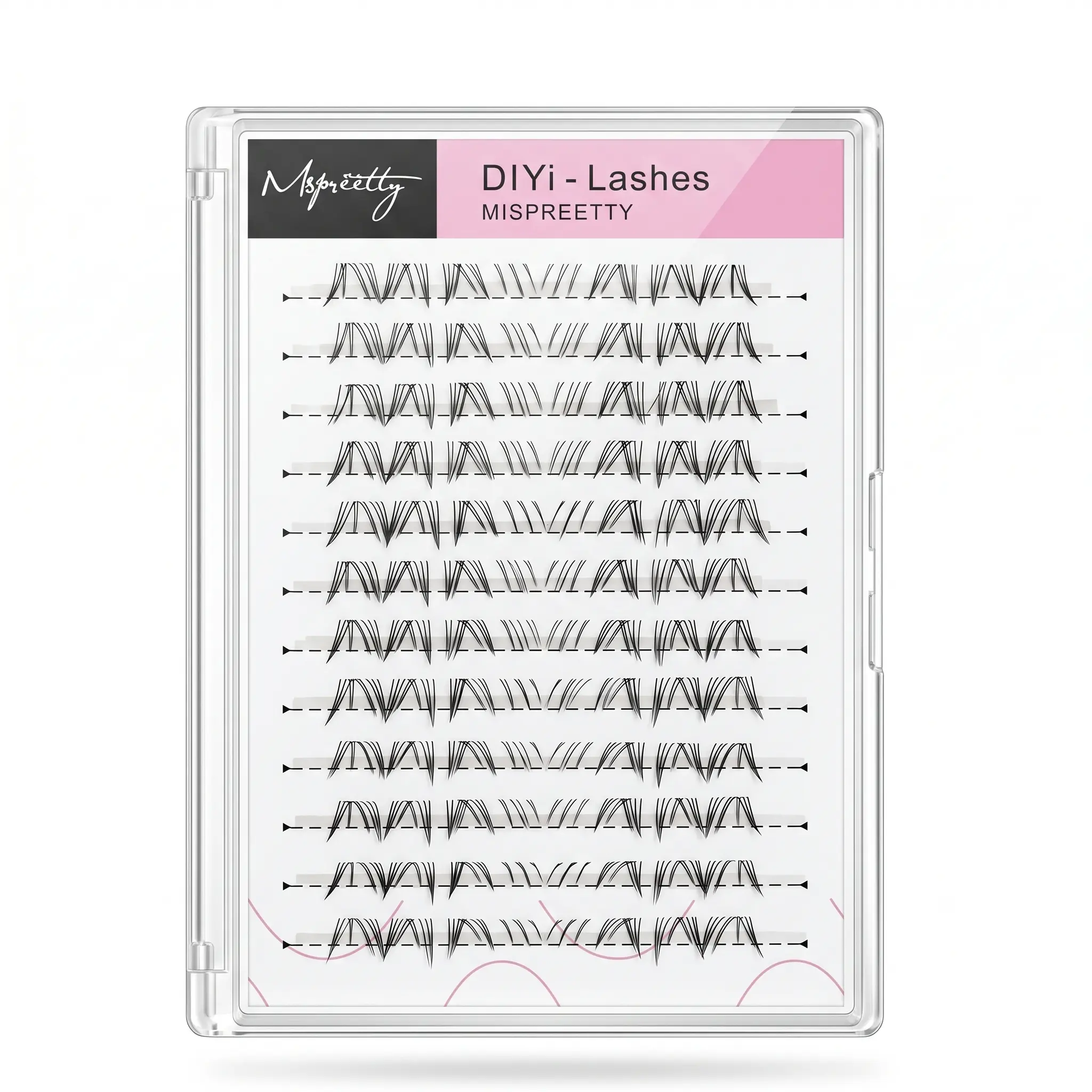 mispreetty 4-Cluster Per Eye Natural False Eyelashes, Eyelash Extensions for Makeup, Bottom Lash Extensions, Eyelashes Extensions