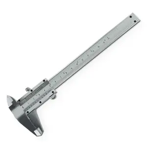 Vernier Caliper 6 Inch/150mm Professional Micrometer Stainless Steel Measuring Tool for Inside Outside Depth and Step Measurements