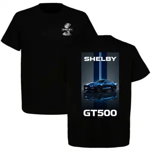 Shelby GT500 T-Shirt, Modern Muscle Car Graphic Tee, Performance Streetwear for Car Enthusiasts