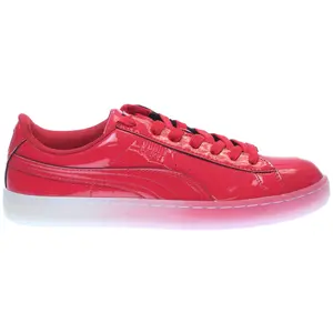 PUMA Mens Basket Patent Ice Fade Lace Up Sneakers Shoes Casual - Red