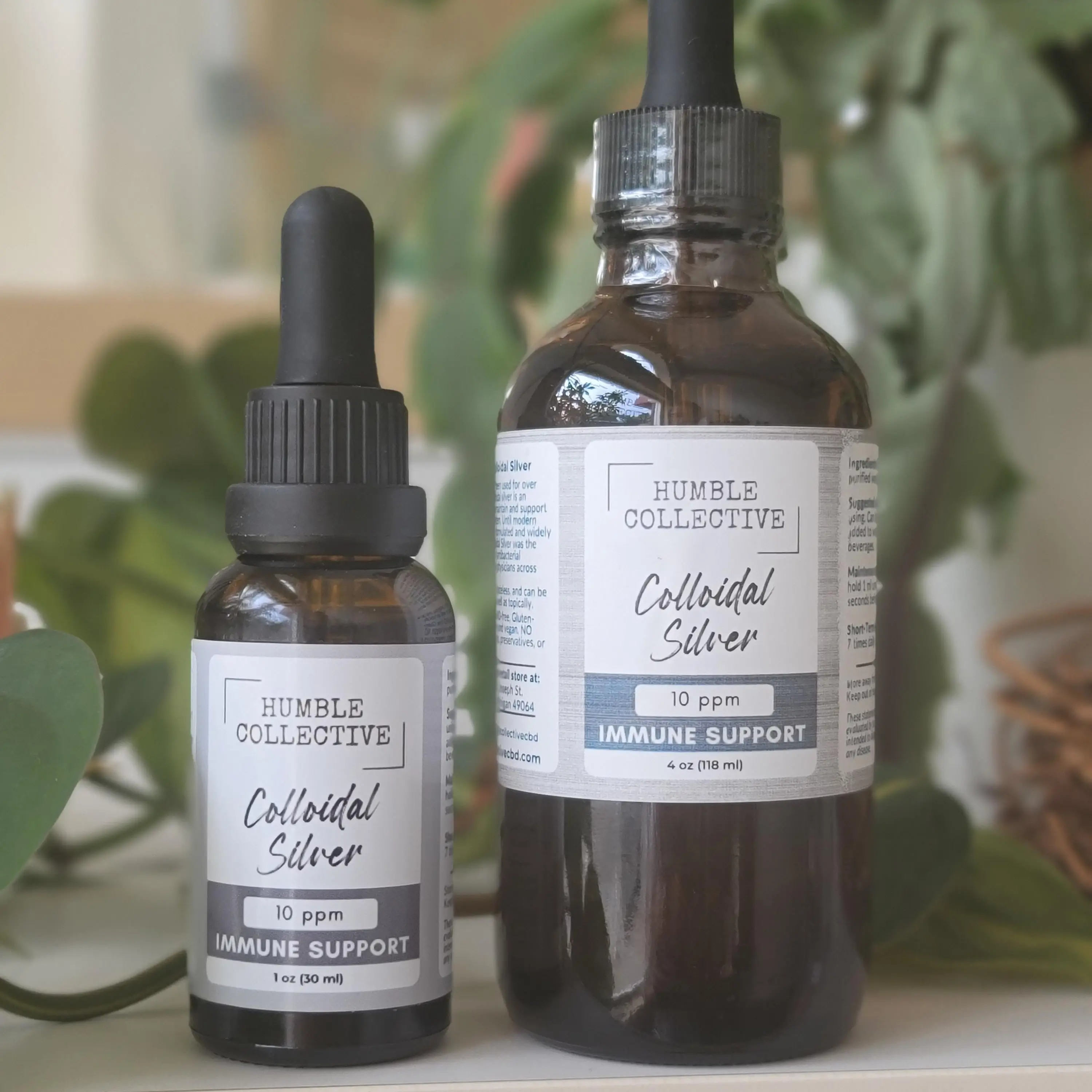 Colloidal Silver Bio-Active Silver Hydrosol for Immune Support - Colloidal Silver Liquid - 10 ppm, 1 or 4oz - Dropper vitamin and supplements sovereig