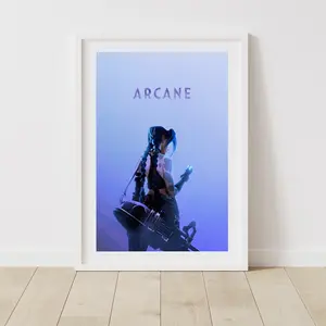 Jinx · Powder · Arcane Poster · League of Legends Poster · LOL · Game Room Decor - No Frame