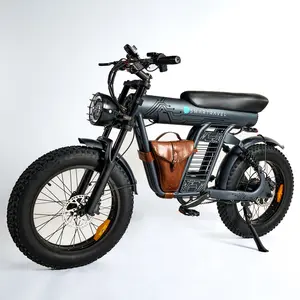 Long-range ZM21 electric bicycle - 1500W peak power, 48V25.6Ah battery, 38MPH, maximum range 80 miles, full suspension, hydraulic brakes, IPX65 waterproof, electric motorcycle, high-performance electric bicycle ebike Coil Fork Mtb dirt bike dirt bikes