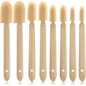 8 count Rubber Caulking Tool Kit, Caulking Finishing Tool Rubber,  Caulking Tool Caulk, Grout Sealant Applicator Tool, 4 Size Rubber Spatula Caulking Tool for Brick Skirting Kitchen Bathroom