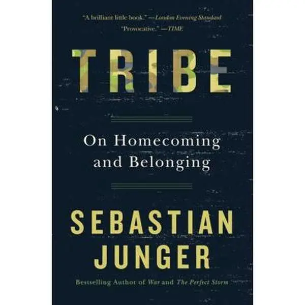 Used Paperback (Soft Cover) Book - Tribe: On Homecoming and Belonging by Sebastian Junger (English, Harper Perennial) - Explores Loyalty and Belonging, Tribal Society, History, Anthropology (For Veterans)