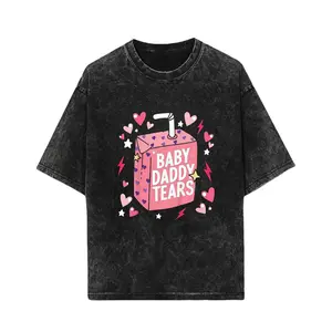 Baby Daddy Tears Love Heart Dad Is My Valentine T-Shirt