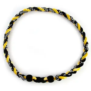 18" Fashion Three Braided Rope  Style Tornado Necklace-Two Colors