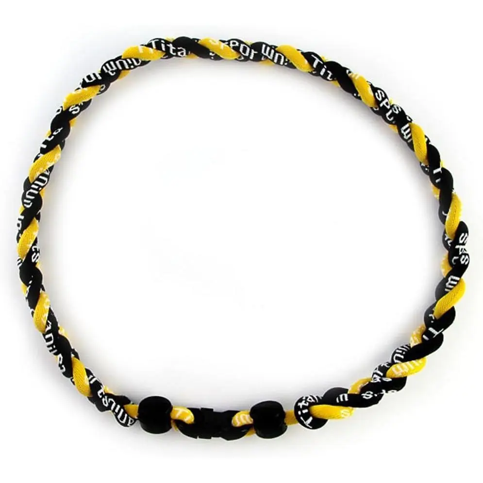 18" Fashion Three Braided Rope  Style Tornado Necklace-Two Colors