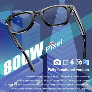 Smart Photo Glasses 8MP photo-sensitive lenses Hands-free video recording Voice recording Real-time translation in 164 languages Open-ear audio Object recognition Bluetooth calling Lightweight and comfortable Ideal for daily wear, travel, and commuting ga
