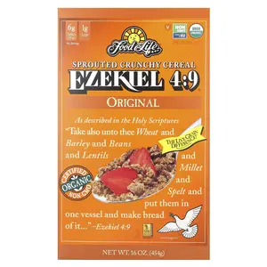 Food For Life Ezekiel 4:9® Sprouted Crunchy Cereal, Original, 16 oz (454 g)