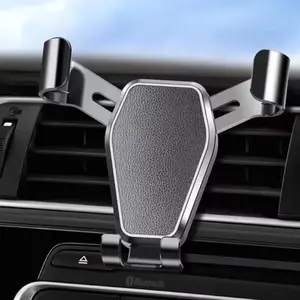 Universal Automatic Gravity Car Phone Holder, Auto Lock Air Vent Mount, Hands-Free GPS Navigation Stand for All Smartphones