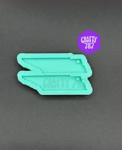 Tennessee Keychain Silicone Mold (D1)