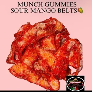 Munch Gummies ~ Sour Mango Belts