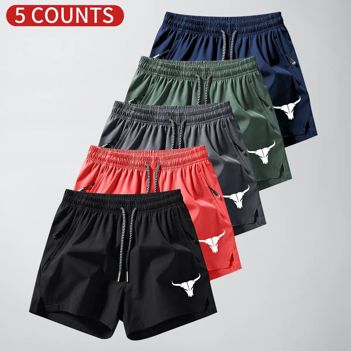 Black - Watermelon Red - Dark Gray - Army Green - 